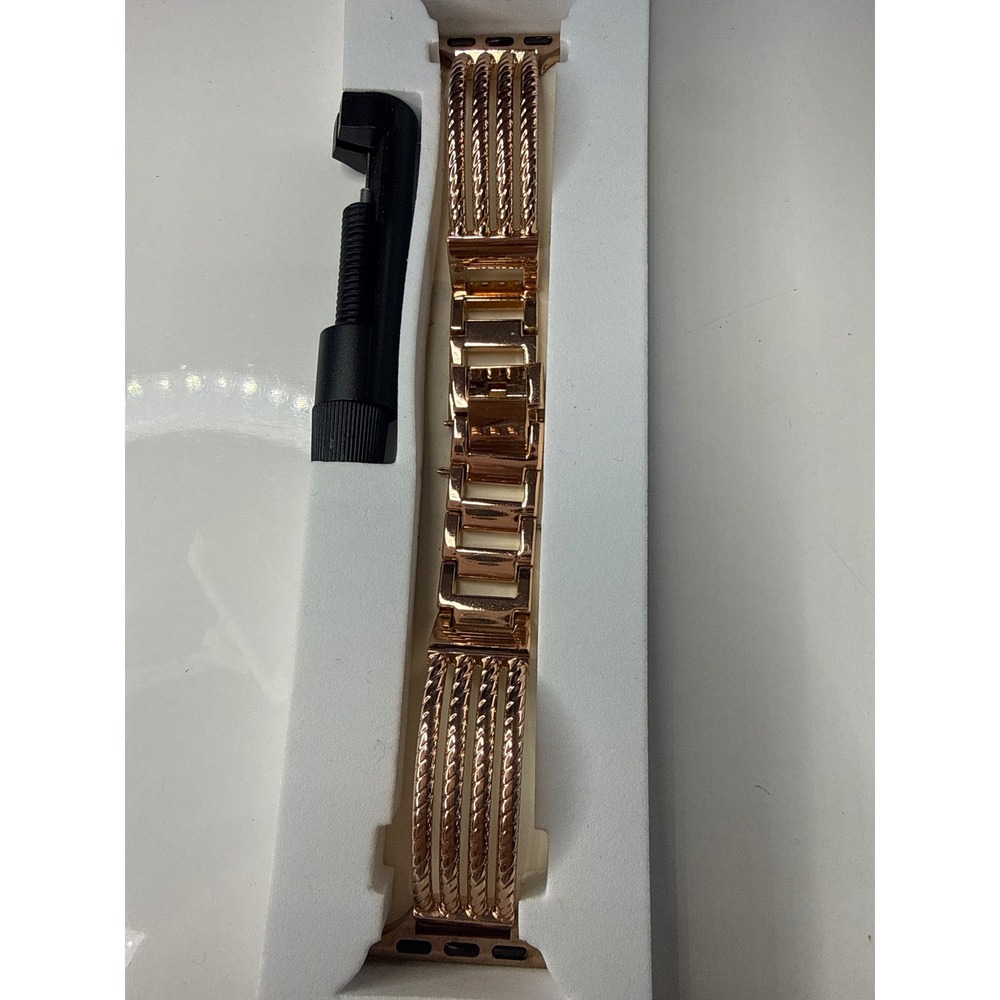 Posh Tech Clara Rose Gold Bracelet Band for Apple Watch 38mm 40mm 41mm